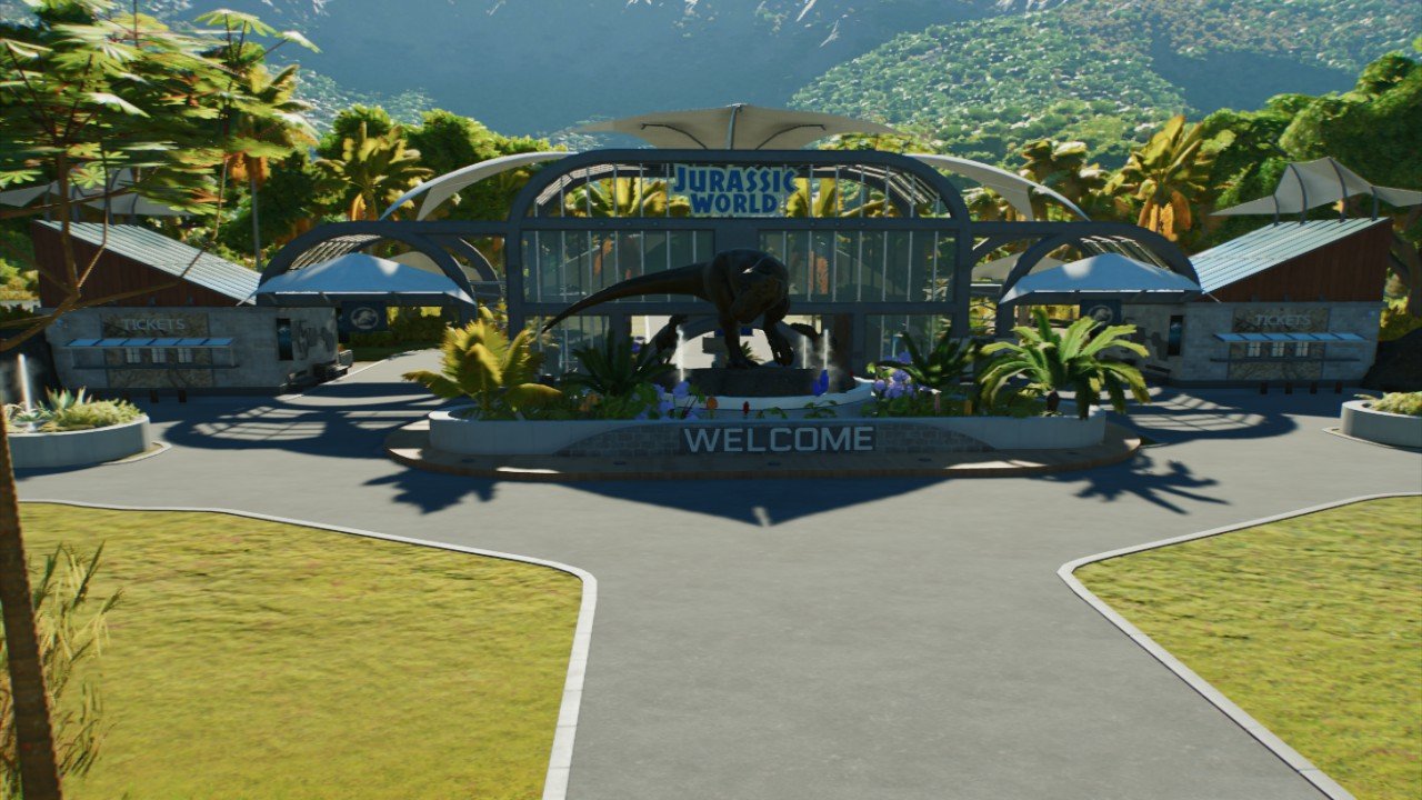 Modern Park Entrance - Workshop - Jurassic World Evolution 3