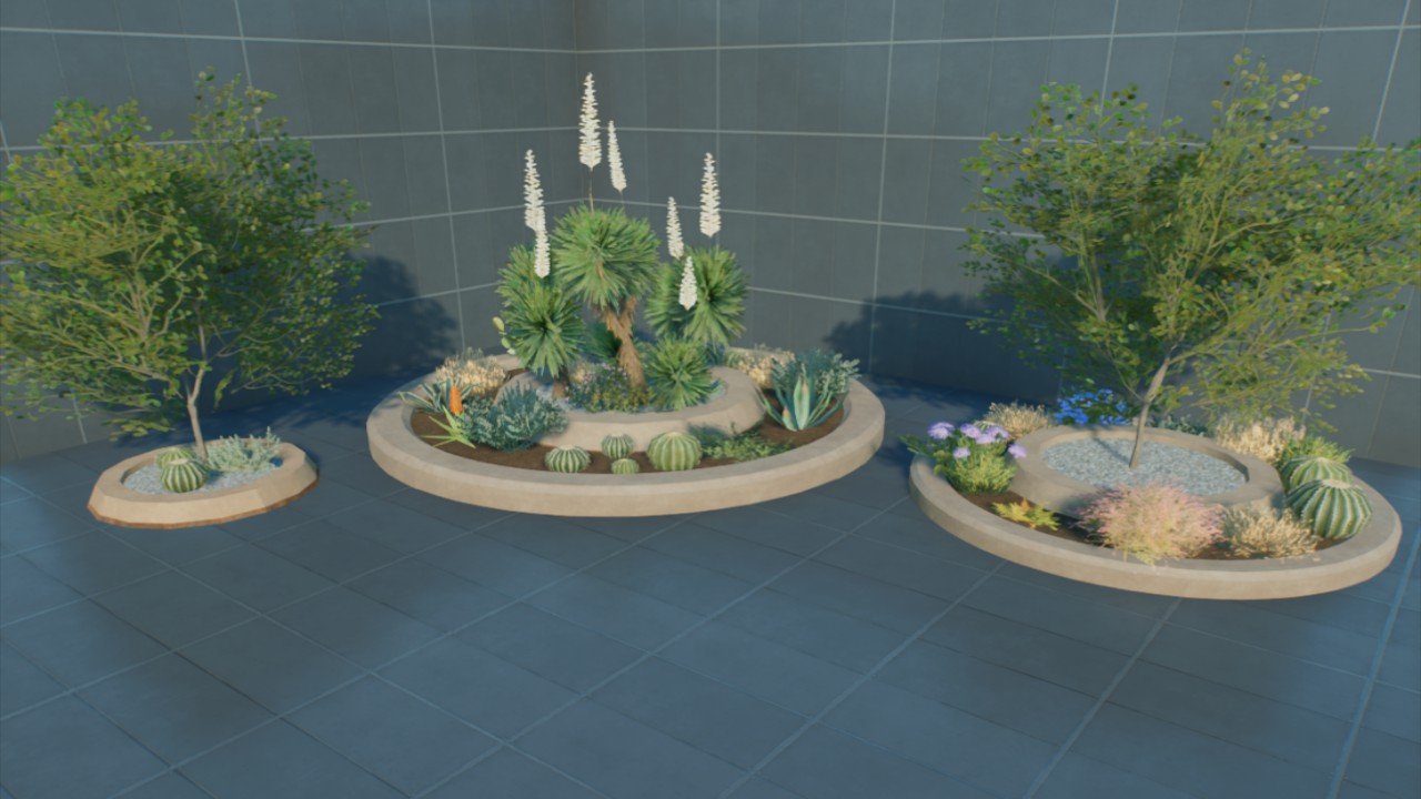 Texicana Round Planter Set - Workshop - Jurassic World Evolution 3