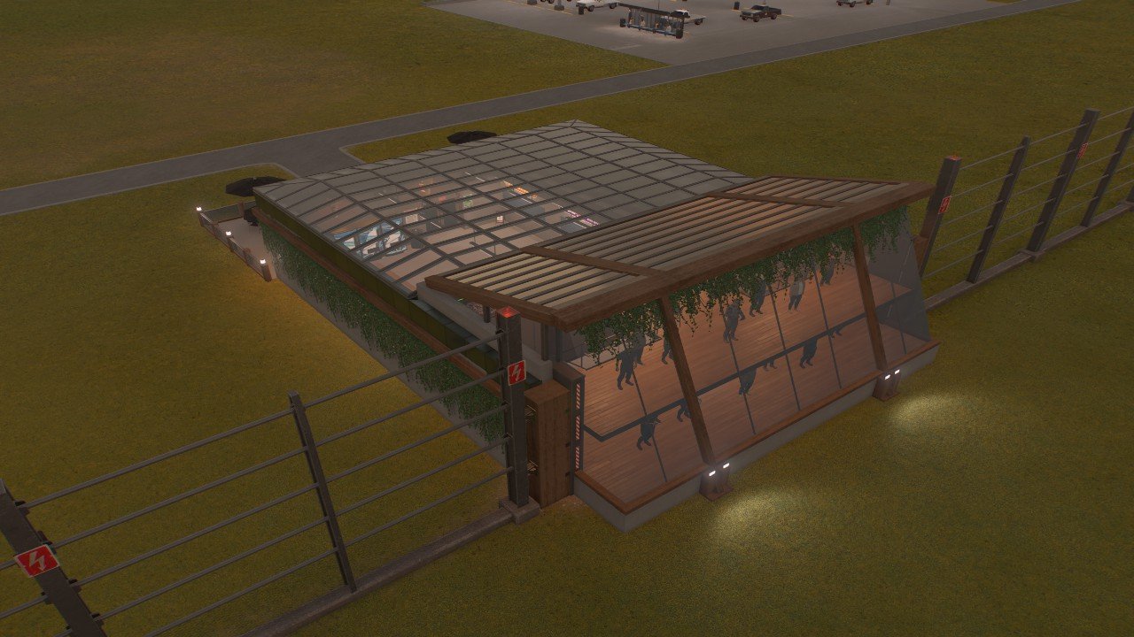 Viewing gallery with interior - Workshop - Jurassic World Evolution 3