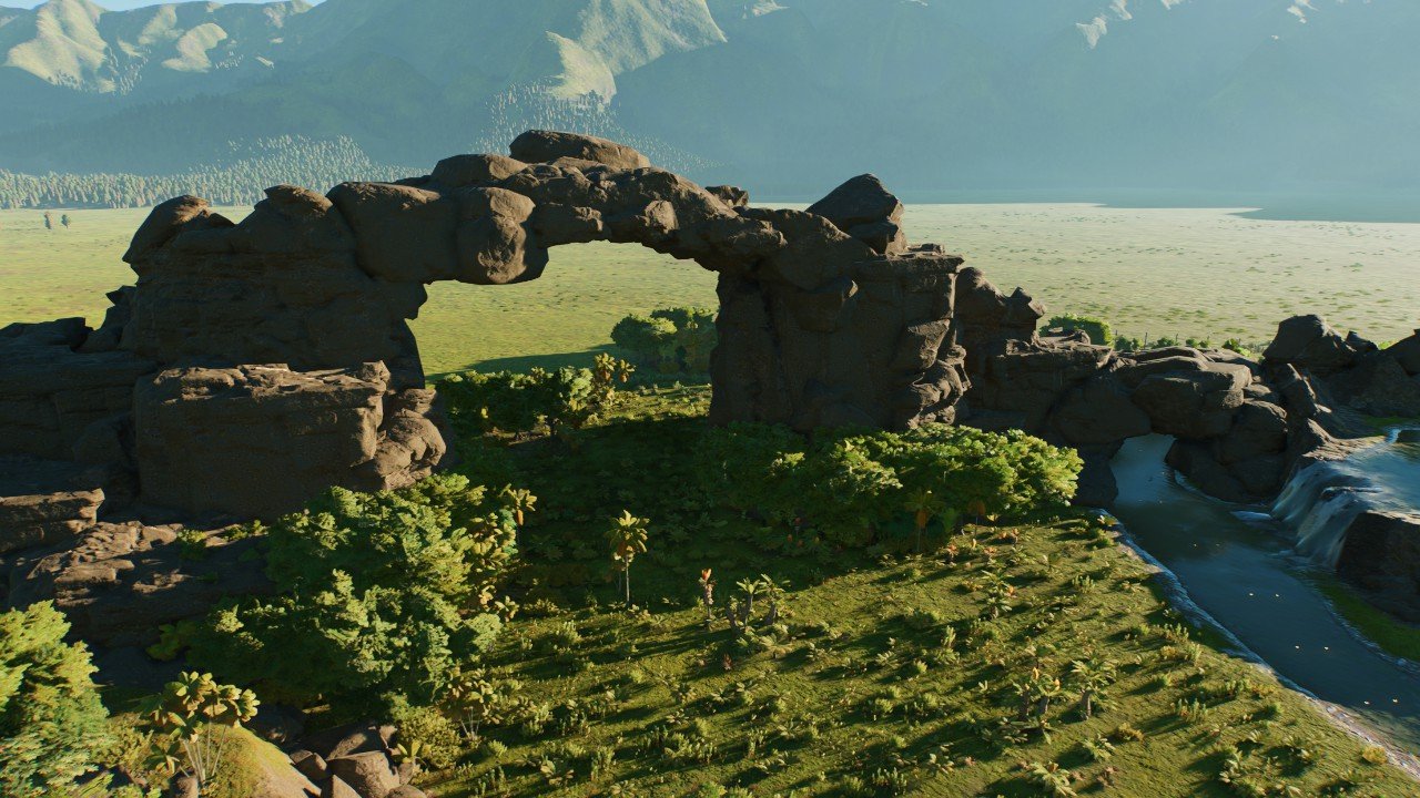 Rock Arch and Tour Tunnel