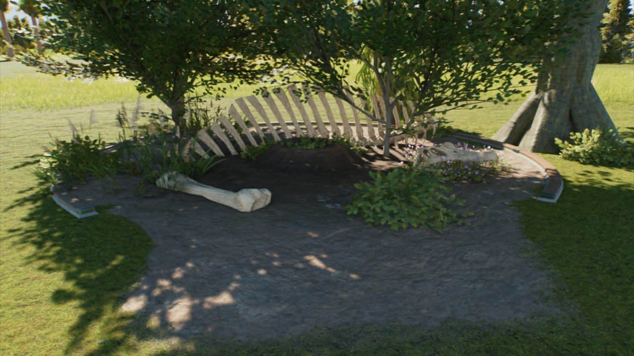nest with spinosaurus bones - Workshop - Jurassic World Evolution 3