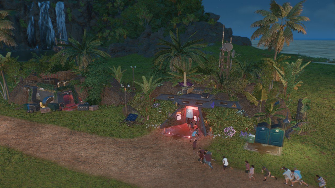 Jurassic Park-Style Shelter