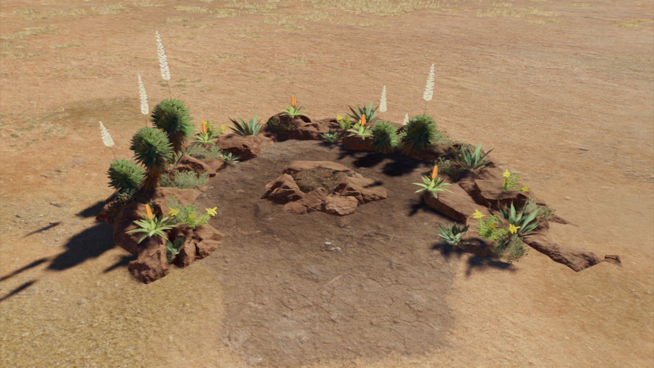 Simple dessert large nest