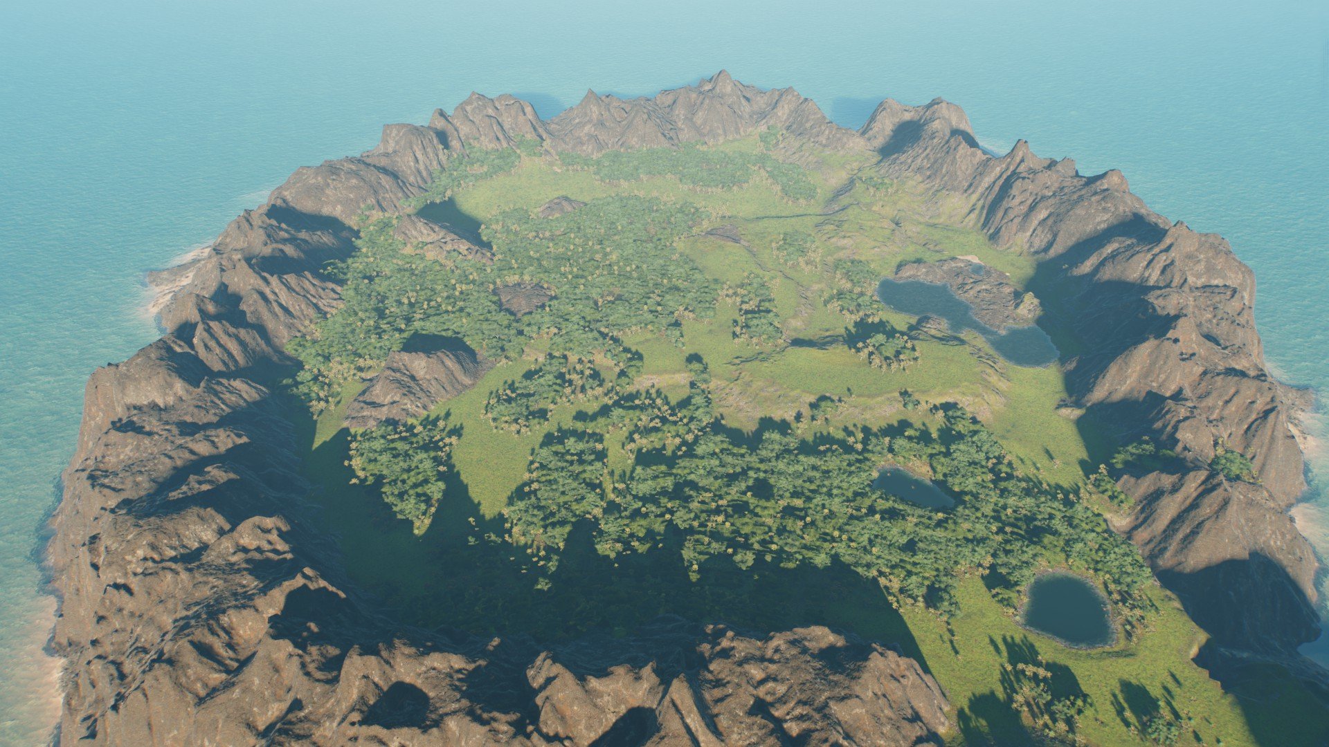 Isla Nublar Novel inspired