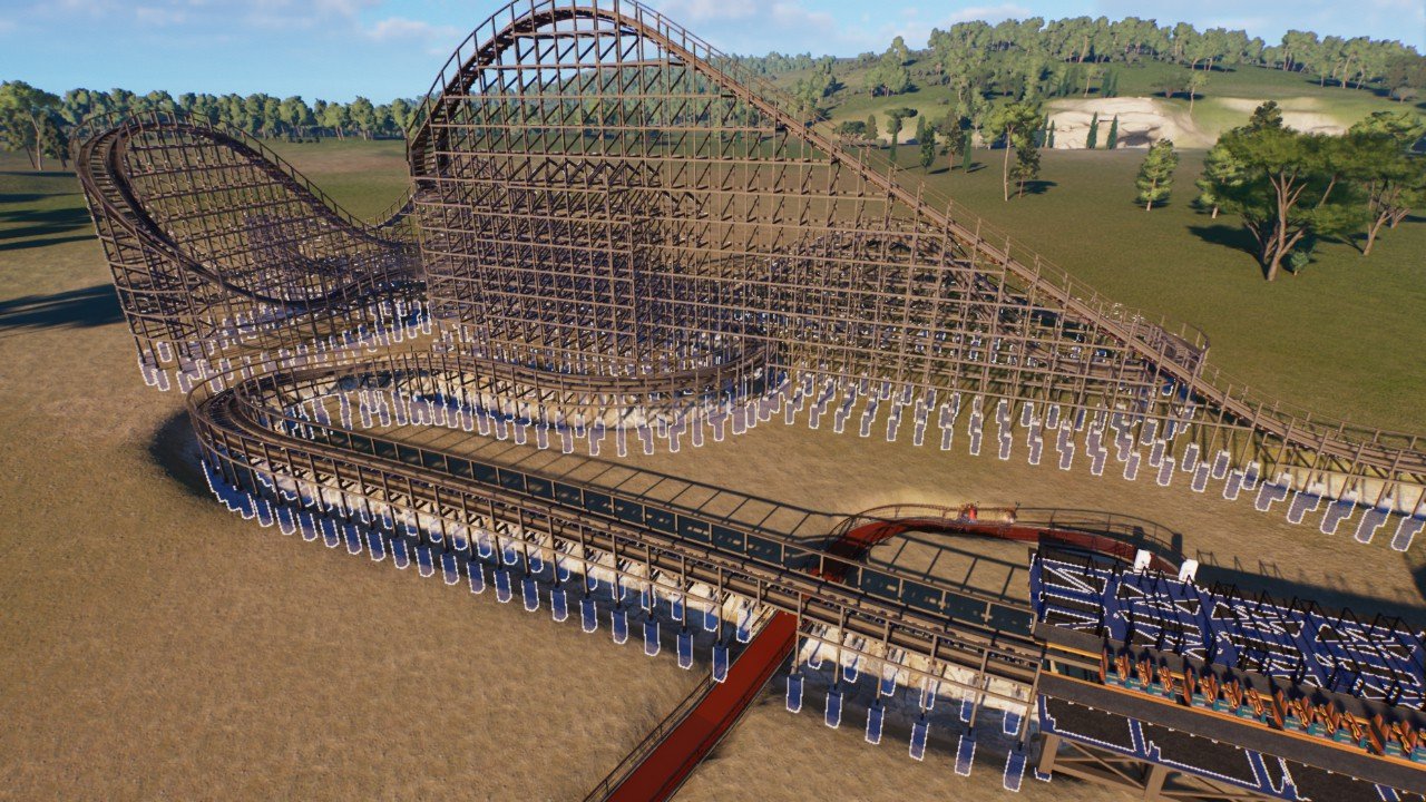 Holzachterbahn für Anfänger