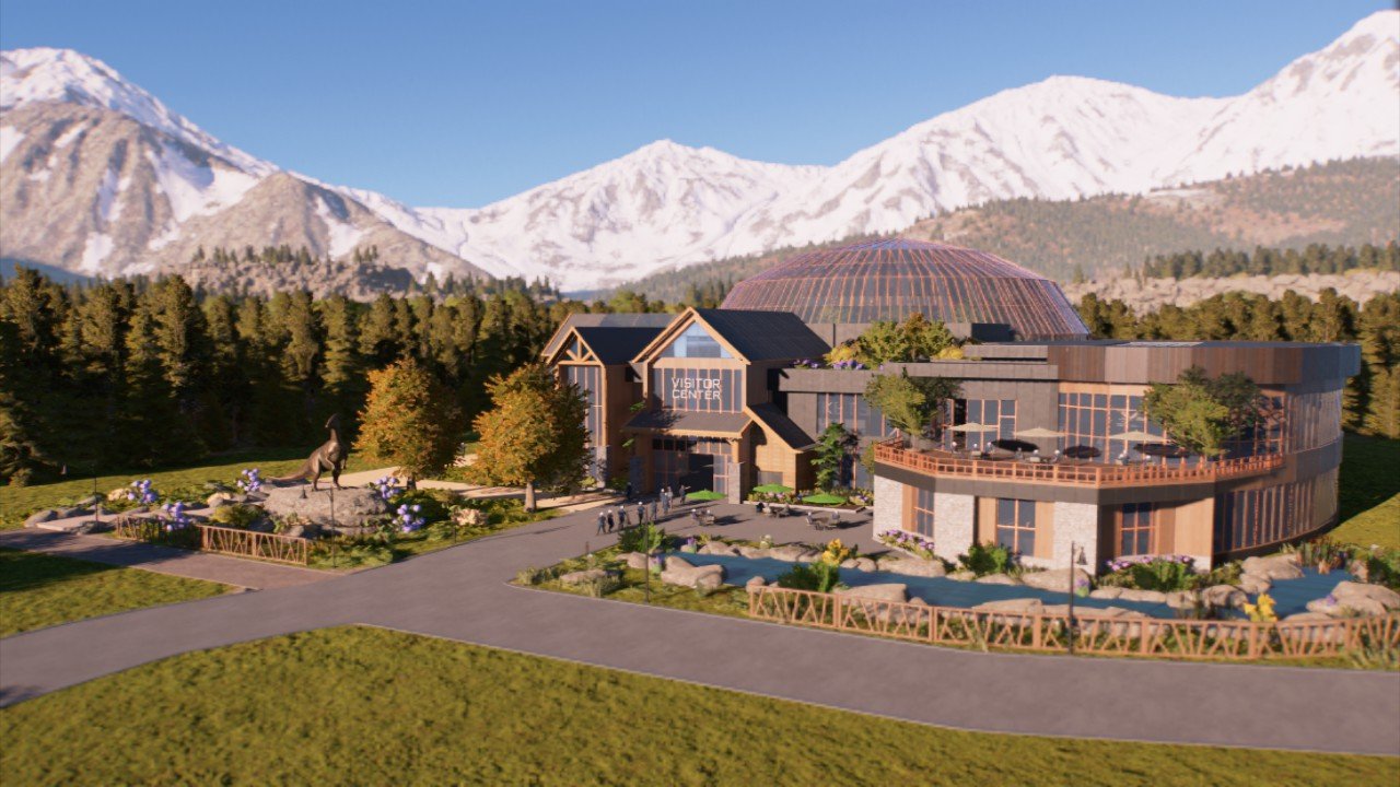 Alpine style Visitor Center