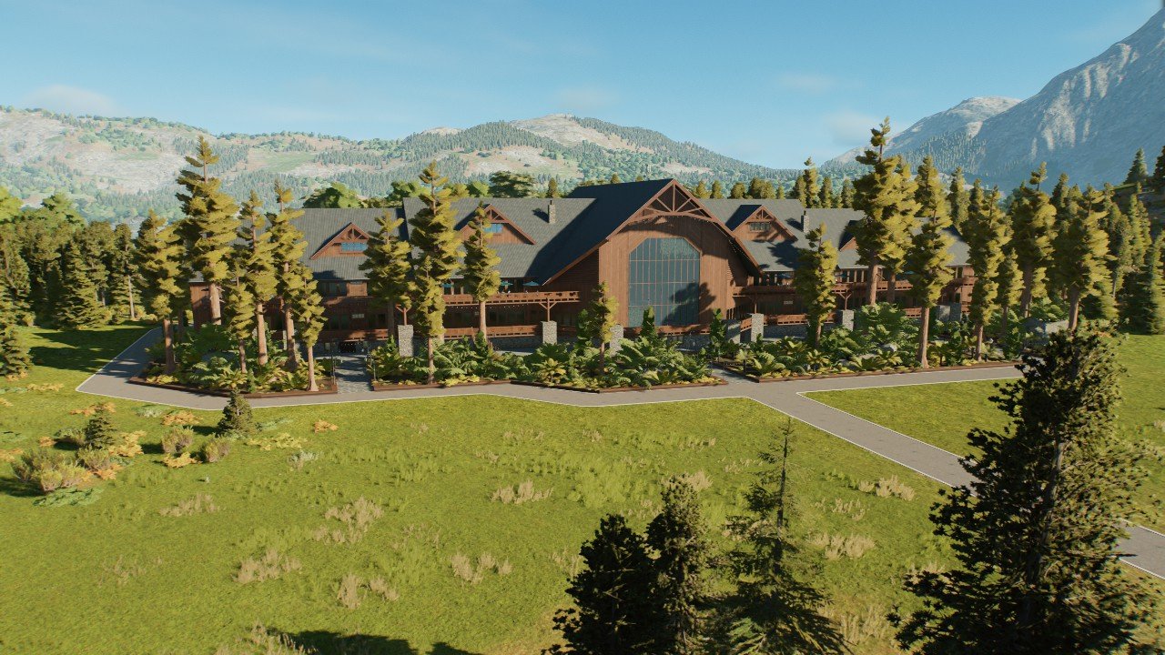 Park headquarters: Jurassic lodge