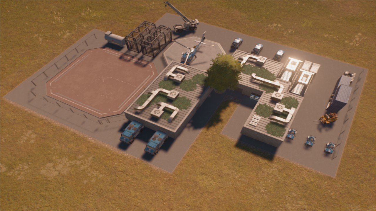 full facility - Workshop - Jurassic World Evolution 3
