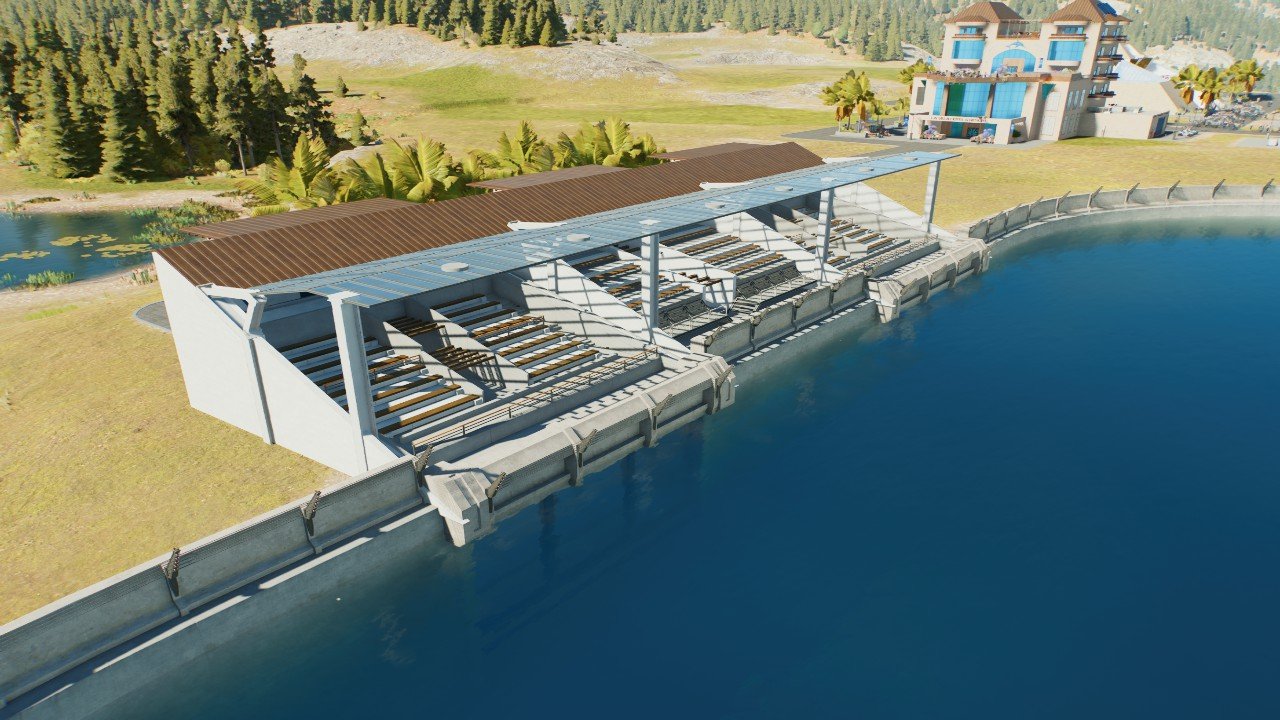 Lagoon seating - Workshop - Jurassic World Evolution 3