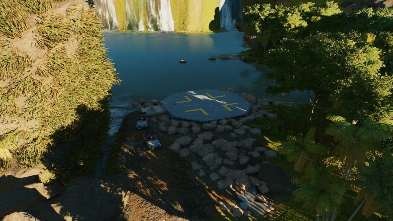 Jurassic park Arrival point