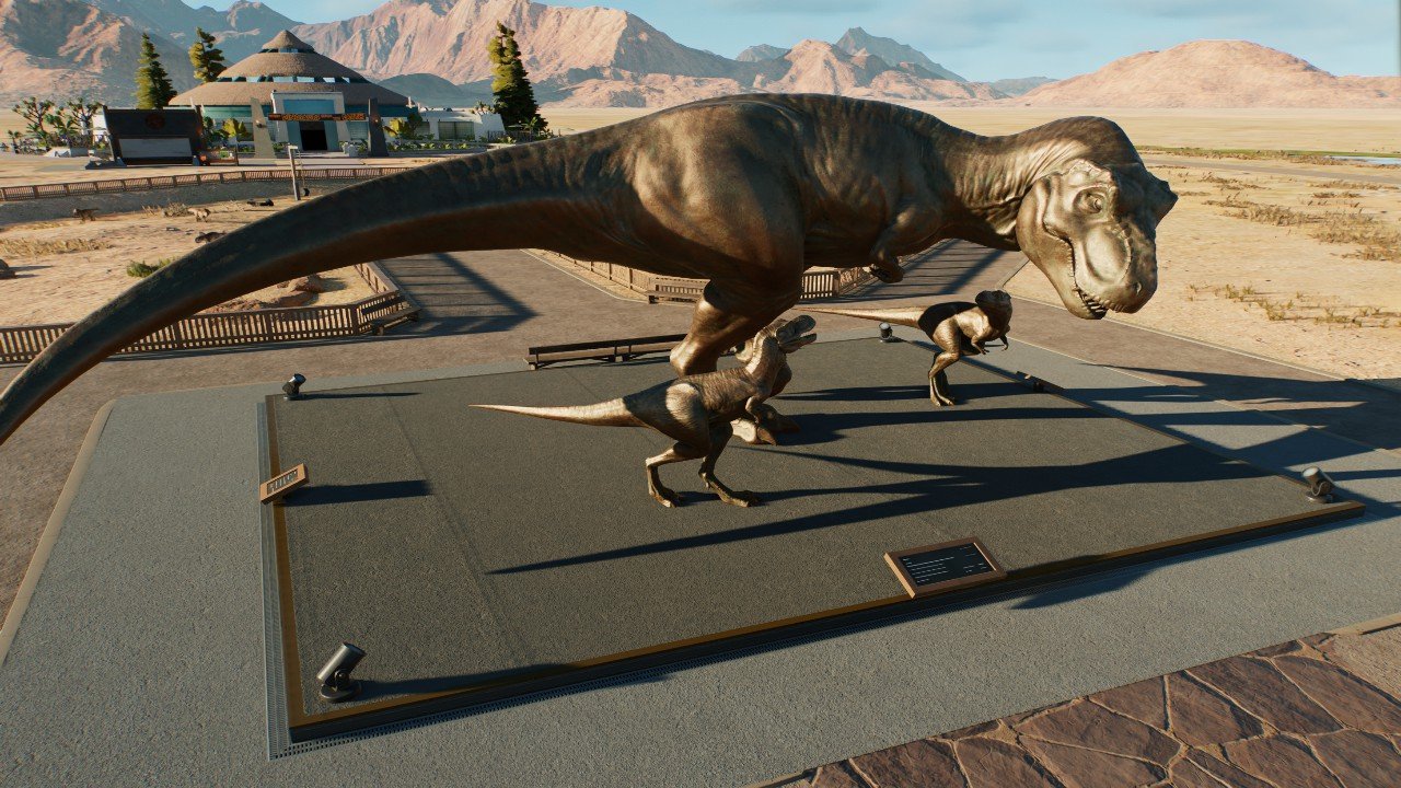Realistic zoo style T-rex statue - Workshop - Jurassic World