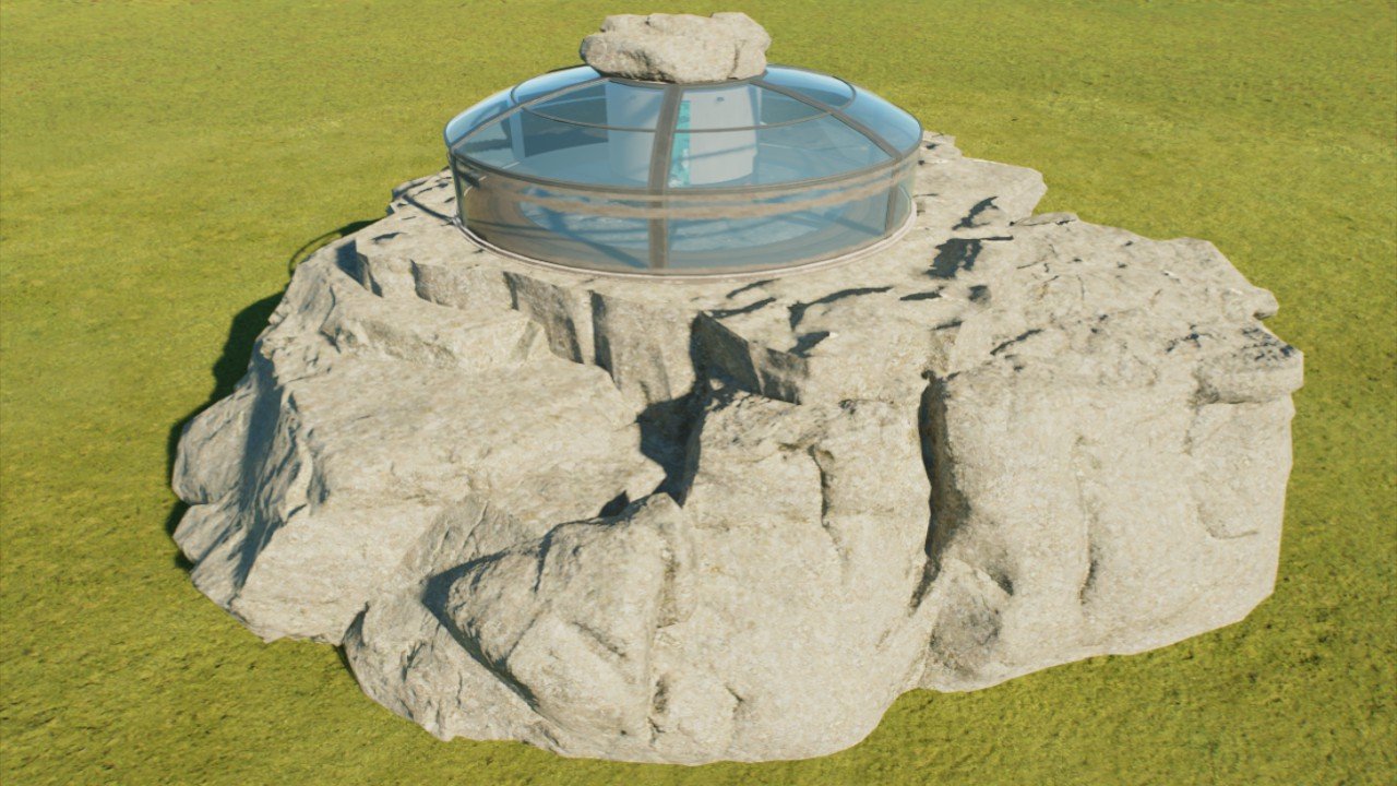 Rock Lagoon Dome Base - Workshop - Jurassic World Evolution 3