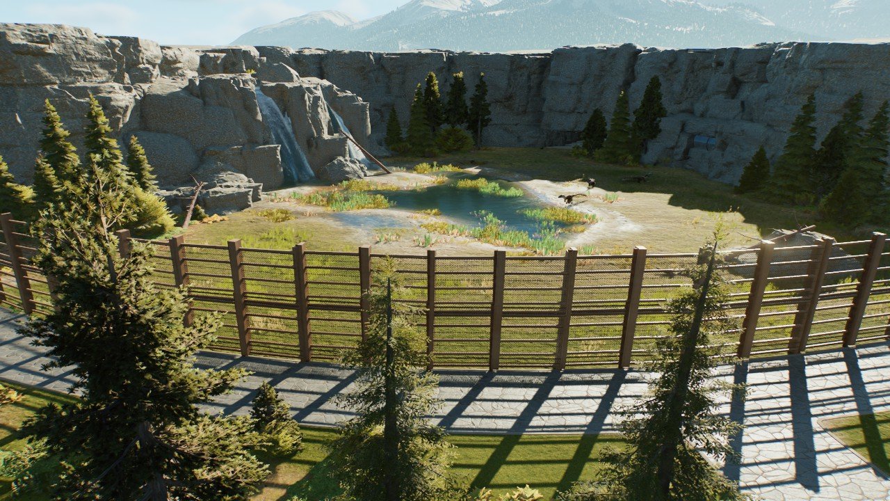 MEDIUM CARNIVORE PADDOCK (WHIT A CAVE)