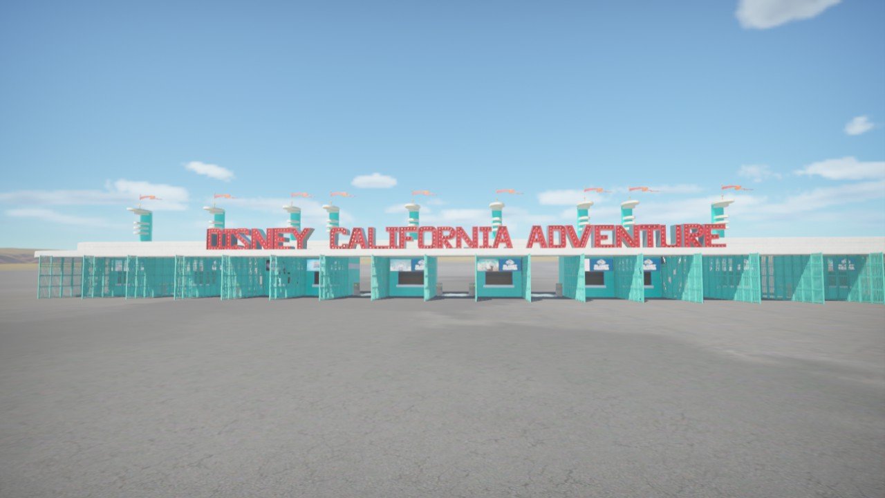 Disney california Adventure Entrace