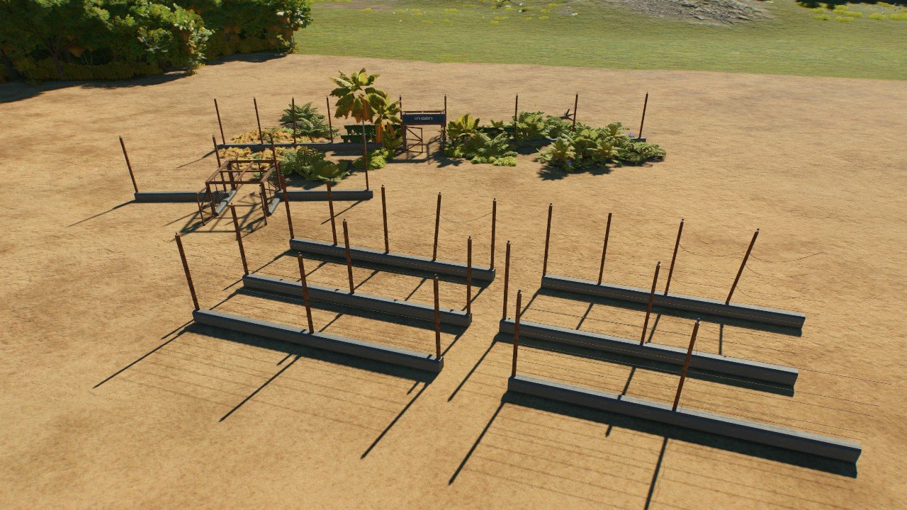 Worker village perimeter fence