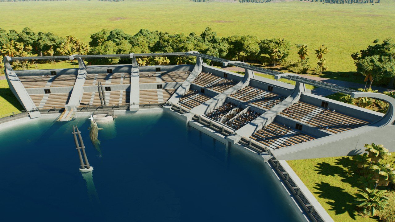 Large shark feeding lagoon viewing gallery