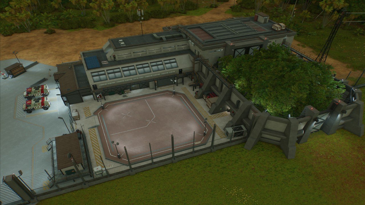 Jurassic Park style combined Hatchery & Paleo Medical