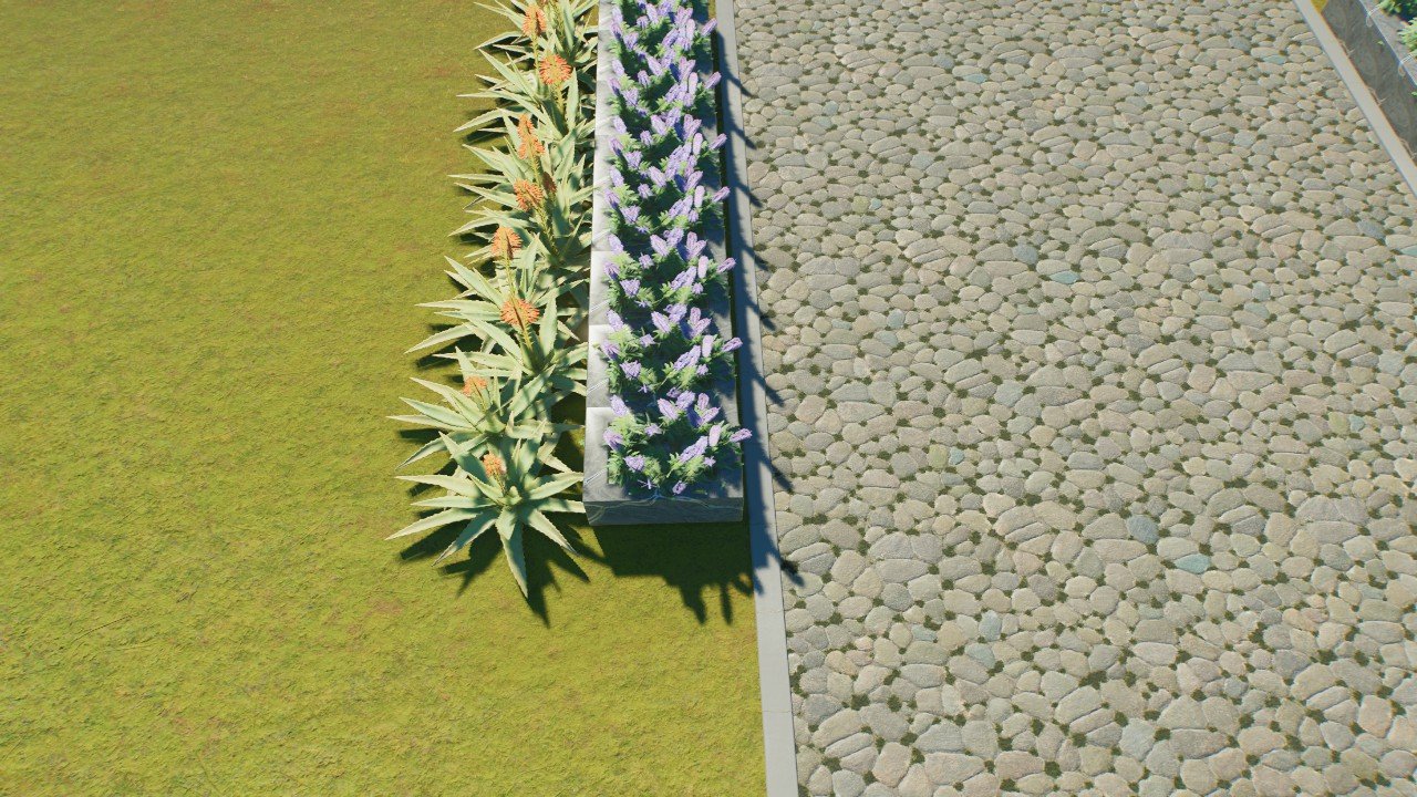 Flower lined path - Workshop - Jurassic World Evolution 3