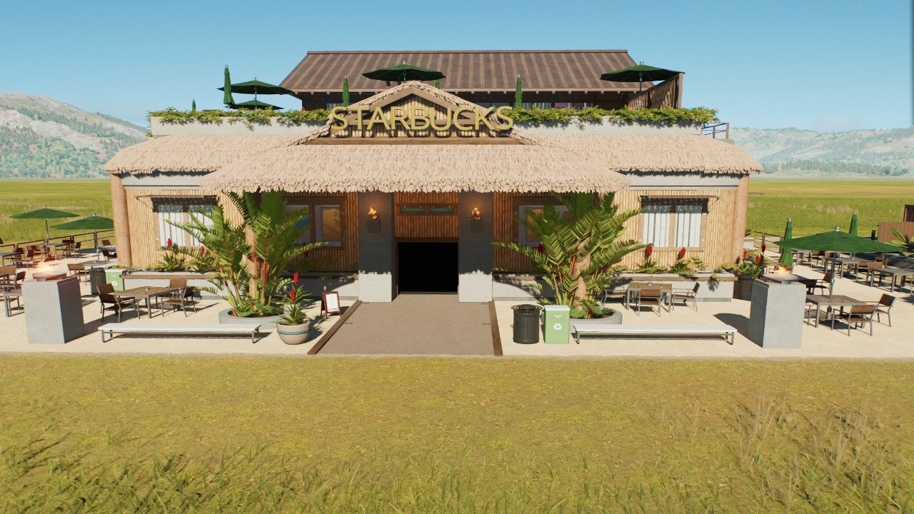 Jurassic park starbucks