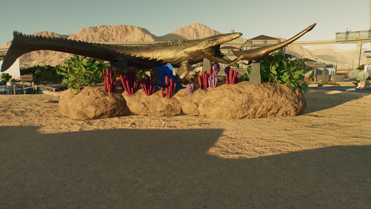 Mosasaurus Vs Attenborosaurus - Workshop - Jurassic World Evolution 3