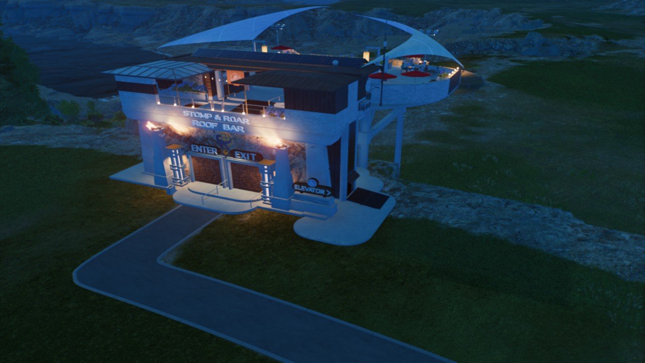 Stomp & Roar Roof Bar (Fossil Theme)