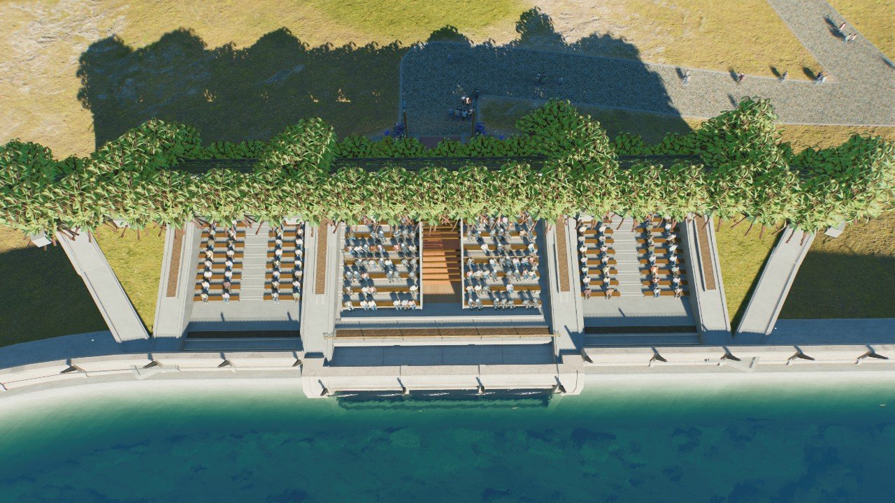 Natural lagoon viewing gallery - Workshop - Jurassic World Evolution 3
