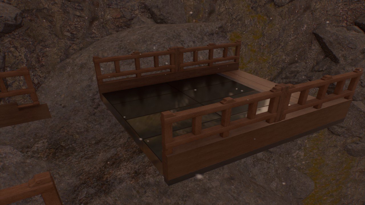 Asia Themed Walking bridge section