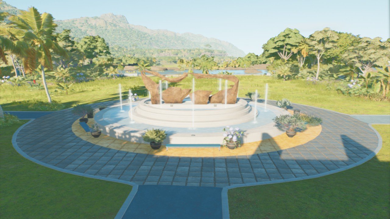 Dunkleosteus Fountain - Workshop - Jurassic World Evolution 3