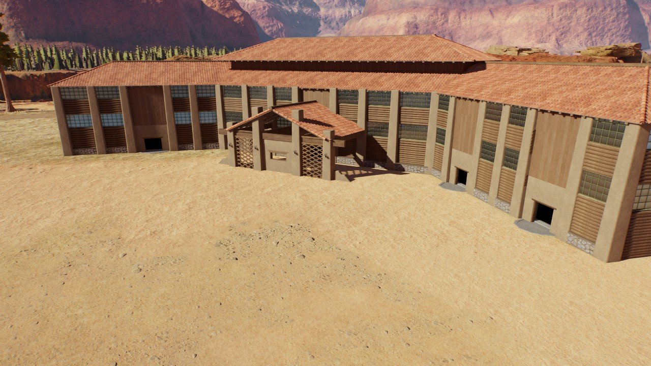 Southwest hotel and shops