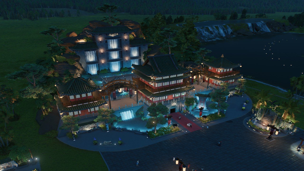 Grand Asian Themed Arrival Point