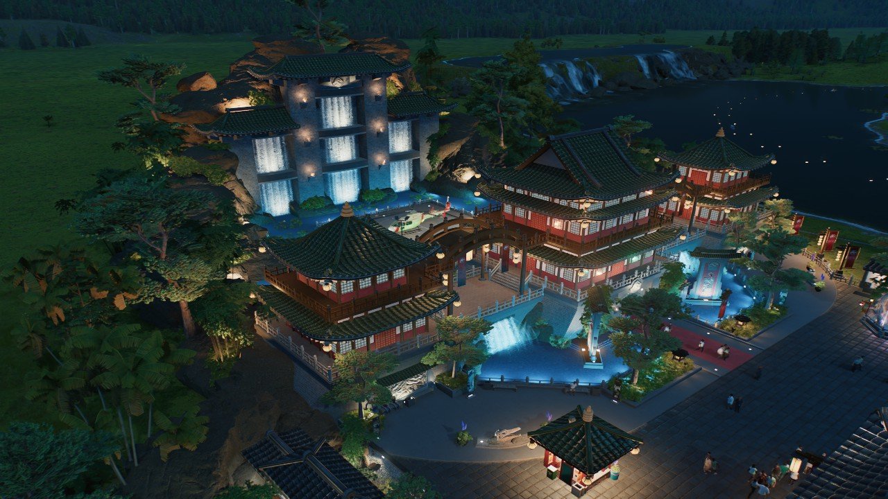Grand Asian Themed Arrival Point