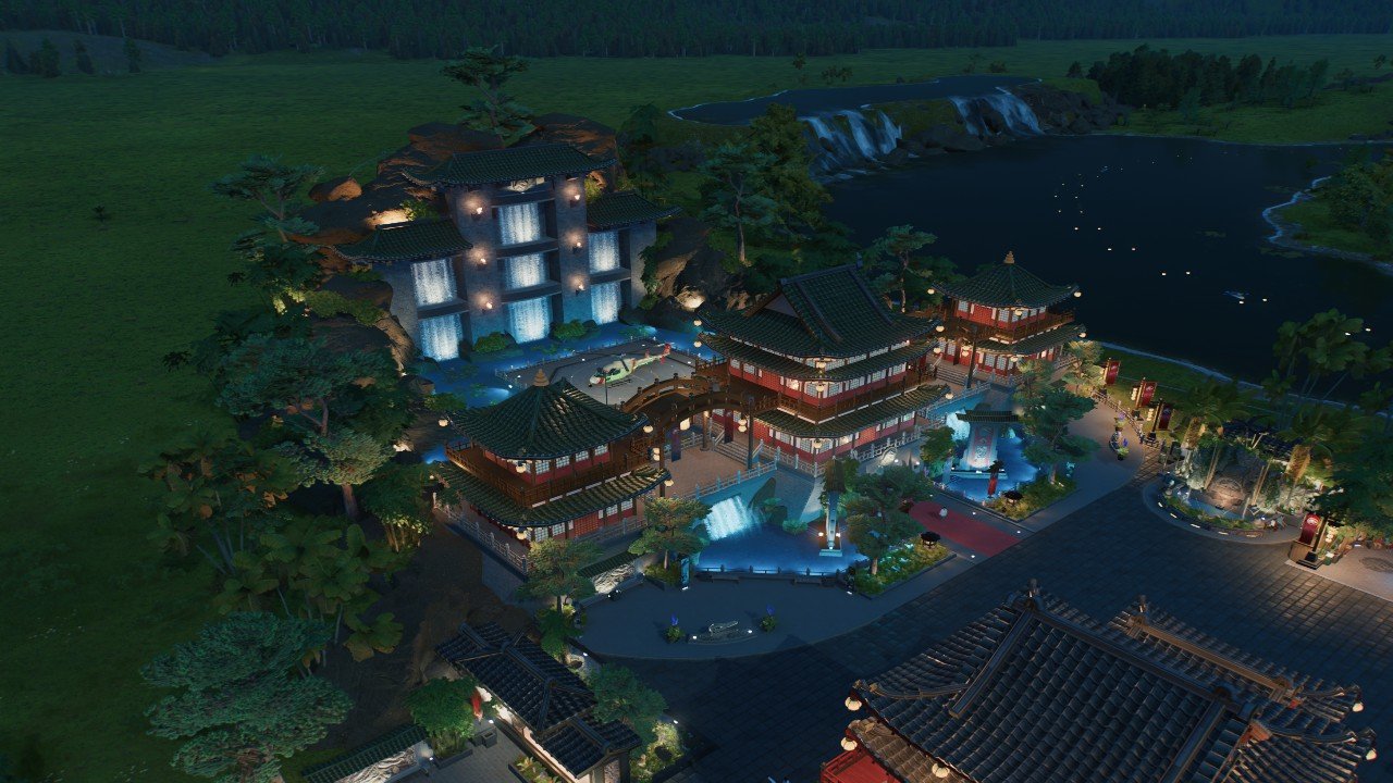 Grand Asian Themed Arrival Point