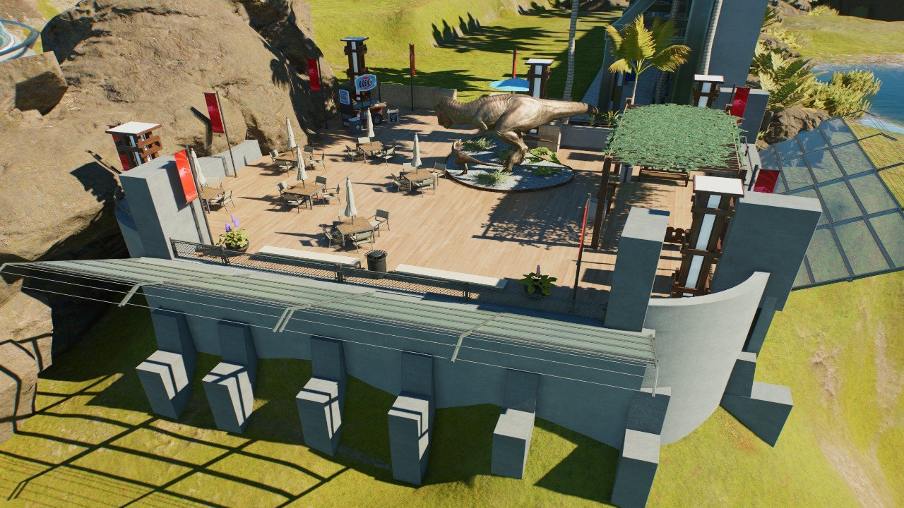 Viewing platform overlook - Workshop - Jurassic World Evolution 3