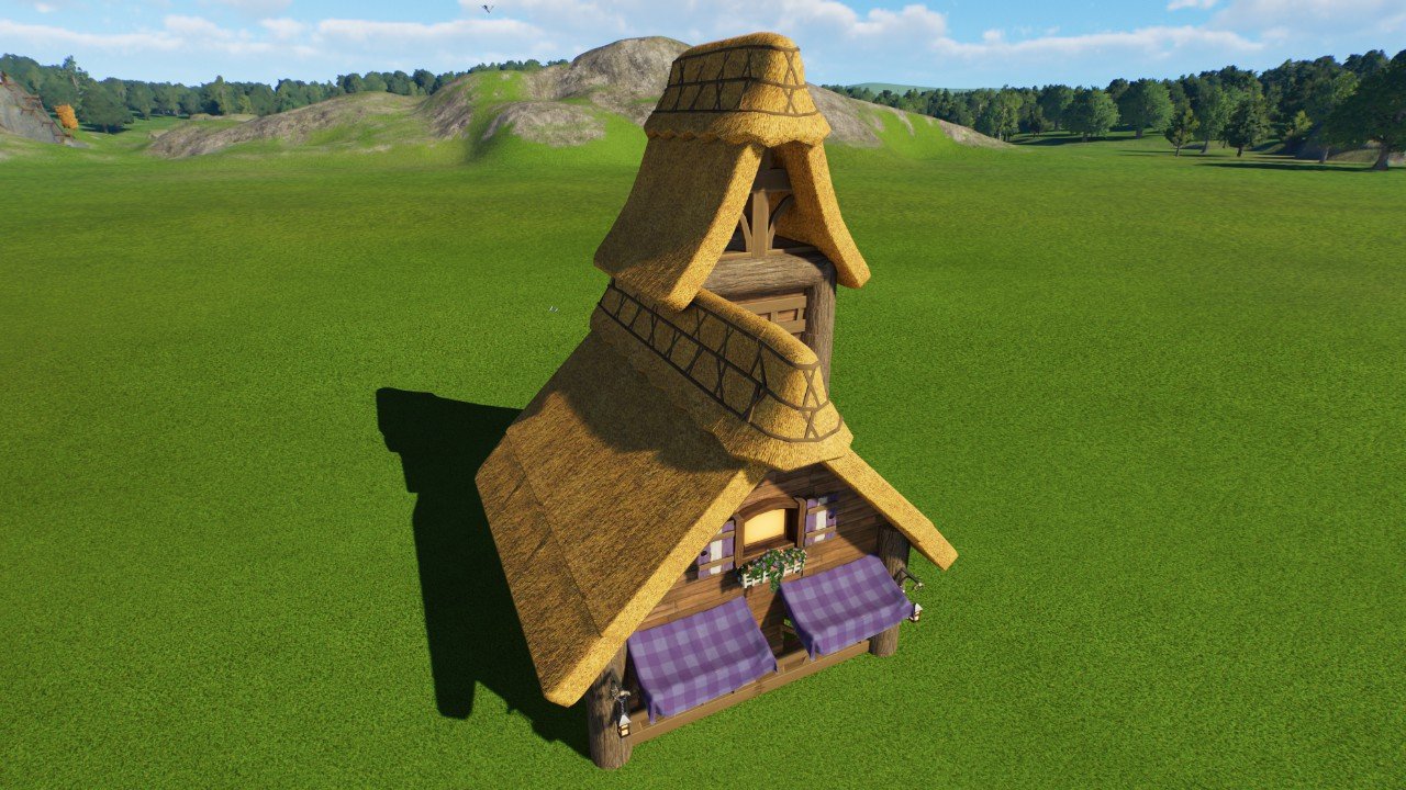 Fairytale Shop Shell x2 - Workshop - Planet Coaster 2