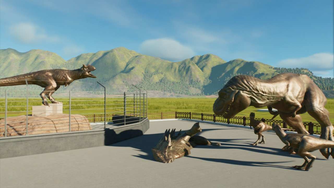 Enclosure Feast Statue - Workshop - Jurassic World Evolution 3