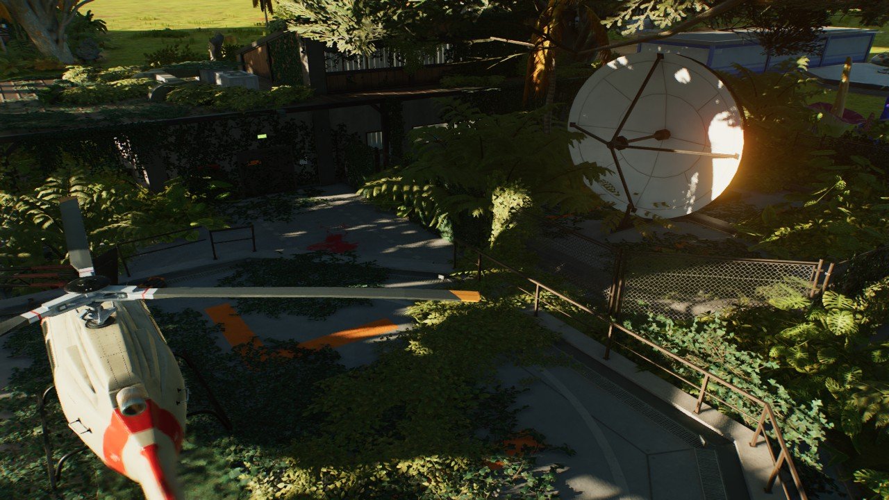 Abandoned overgrown Damaged JP Expedition Center (Swrve)