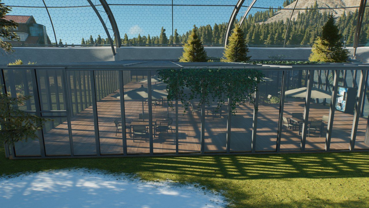 Viewing dome plaza