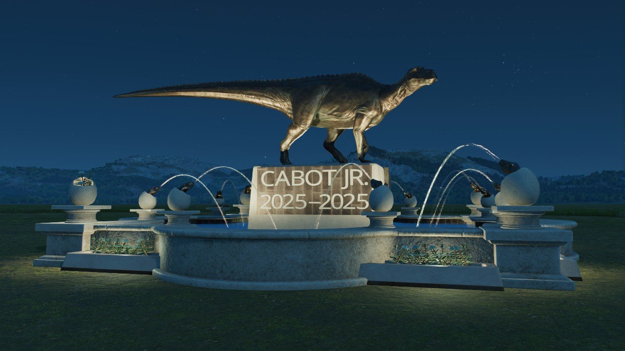 Cabot Junior memorial fountain