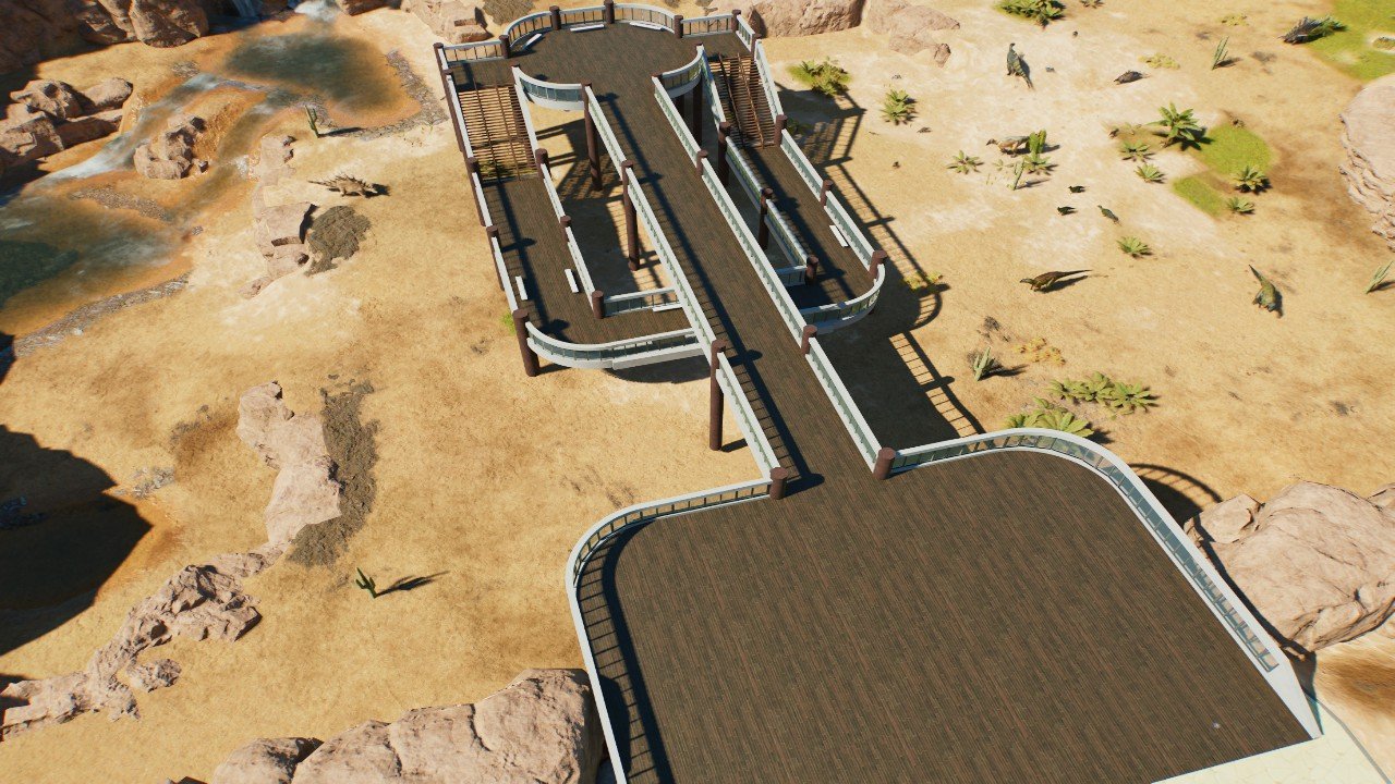 Awesome viewing platform walkway - Workshop - Jurassic World Evolution 3