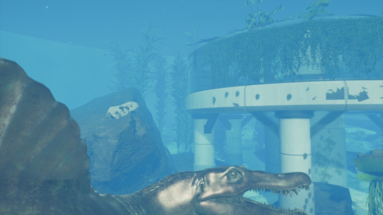 Lagoon View Gallery But Overgrown - Workshop - Jurassic World Evolution 3