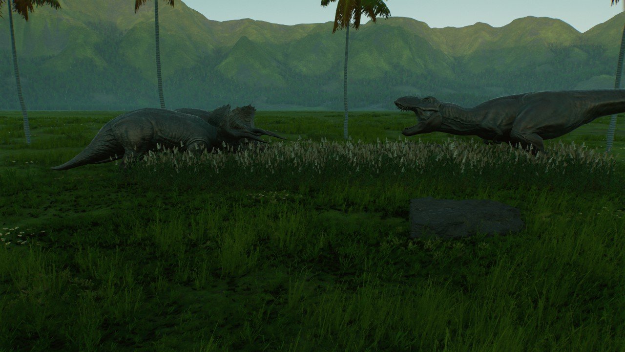T vs T rex - Workshop - Jurassic World Evolution 3