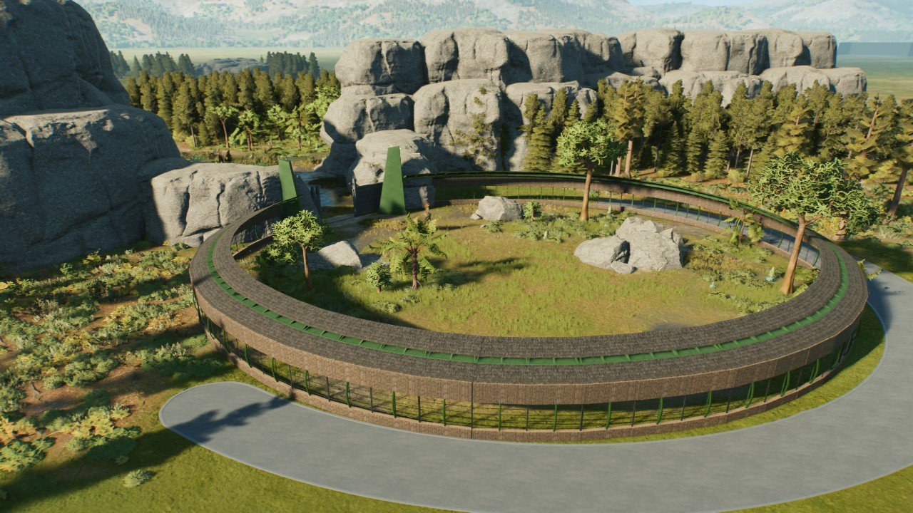 Herbivore circular enclosure - Workshop - Jurassic World Evolution 3