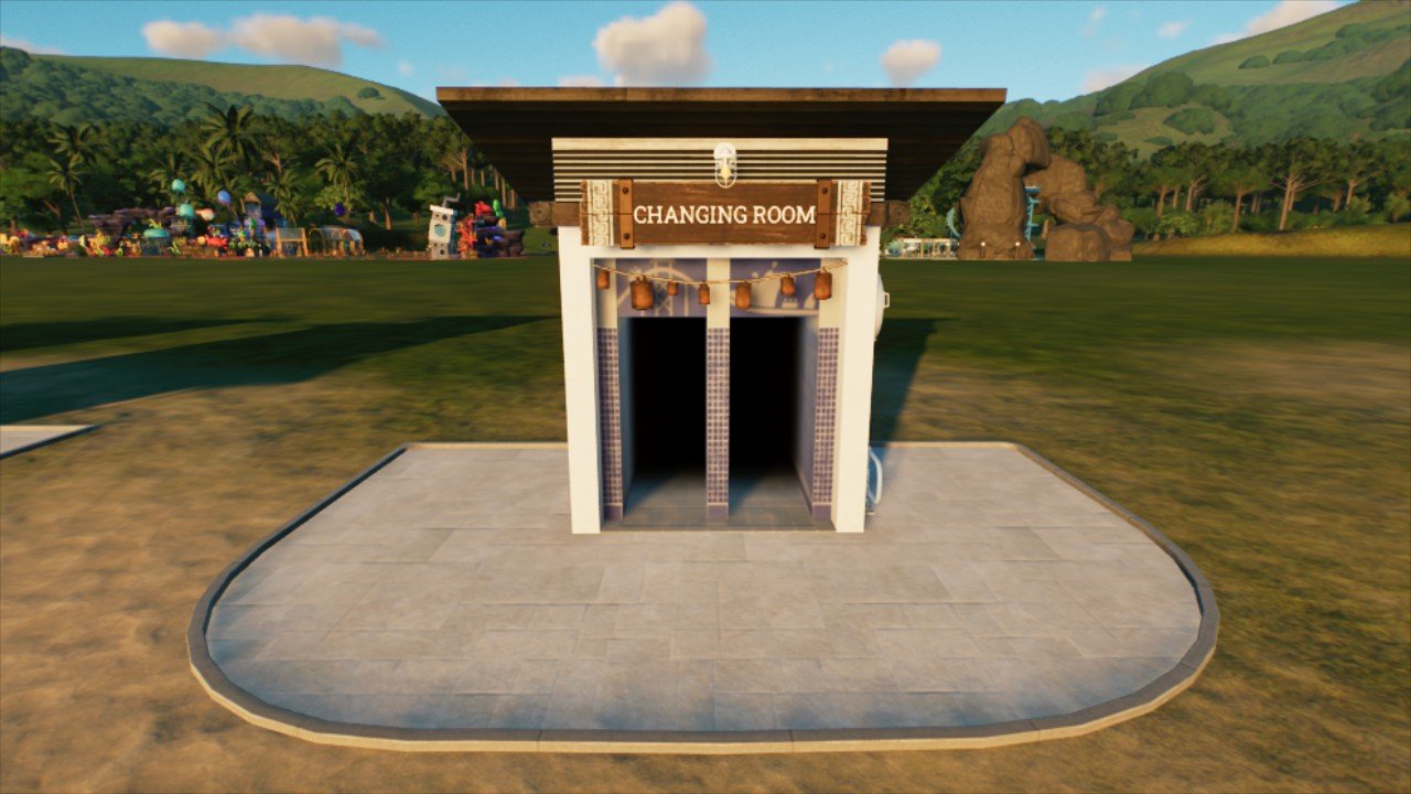 Simple Resort Changing Rooms