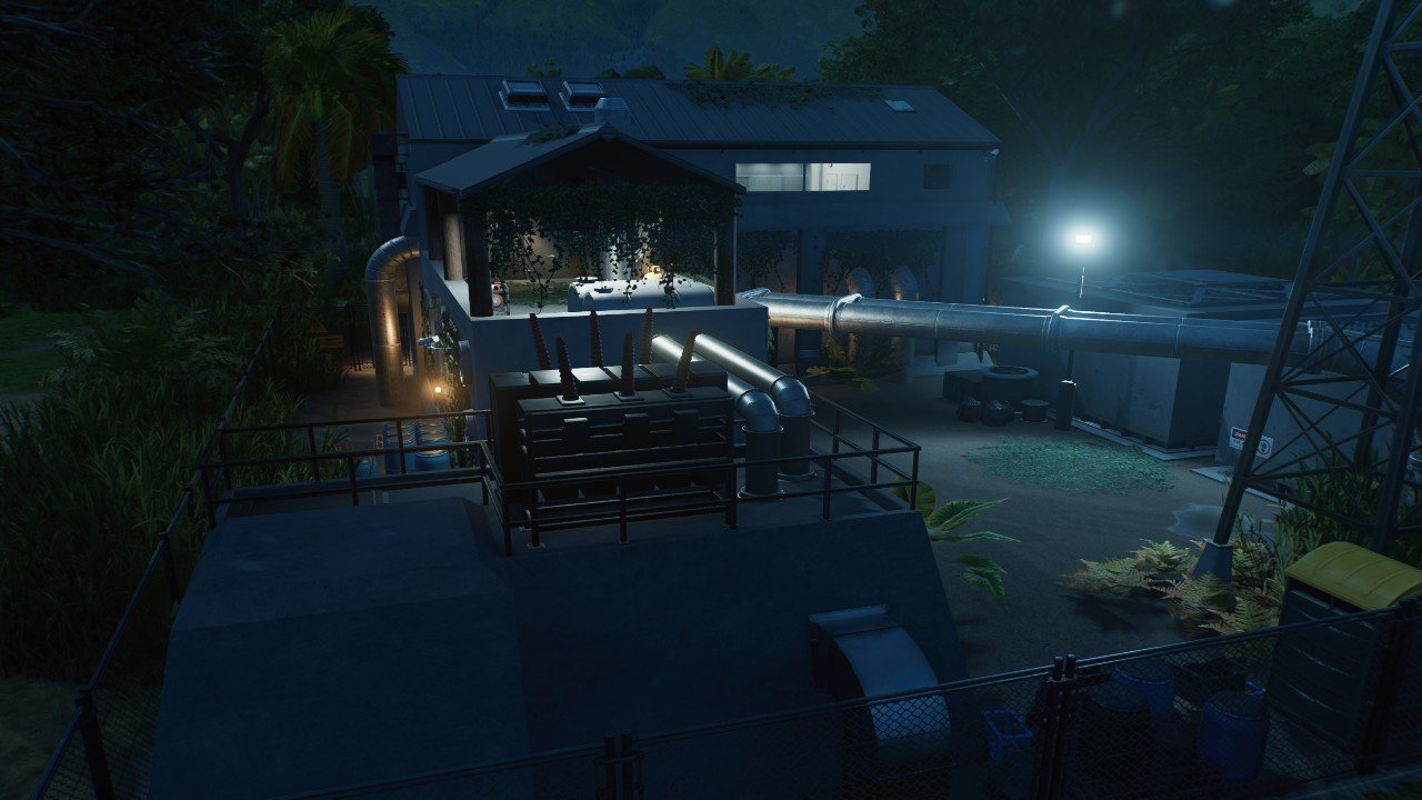 Overgrown Power Station - Workshop - Jurassic World Evolution 3