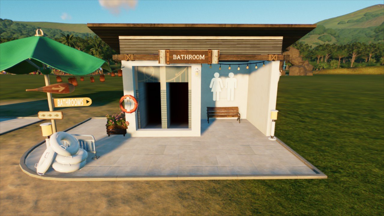Simple Resort Bathroom