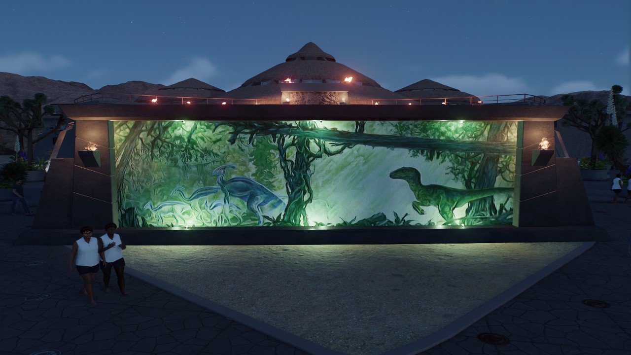 Cretaceous Forest Wall