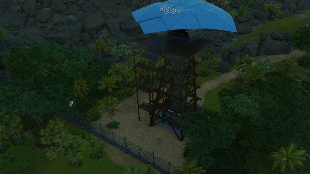 Jurassic World Camp Cretaceous zip line