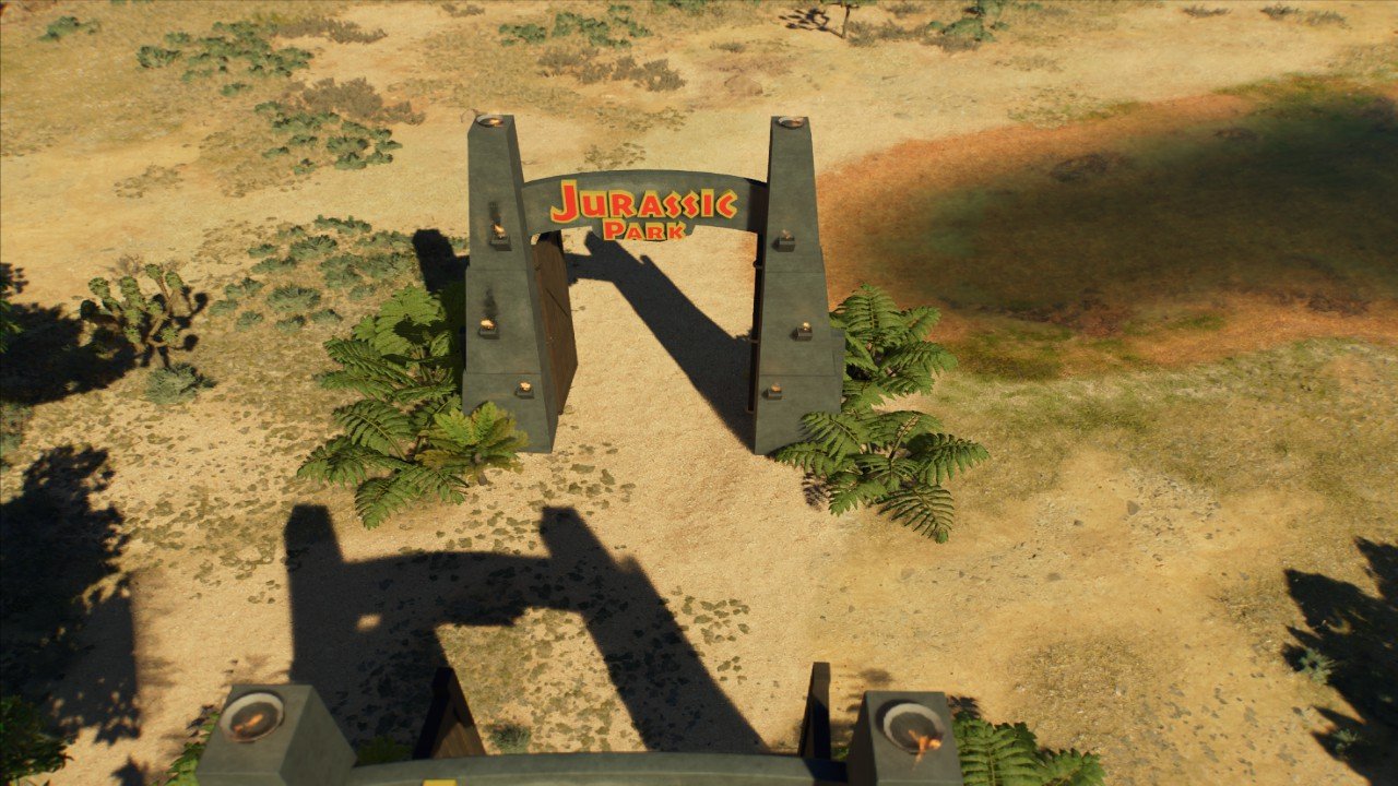 Jurassic Park Gate - Fixed - Workshop - Jurassic World Evolution 3