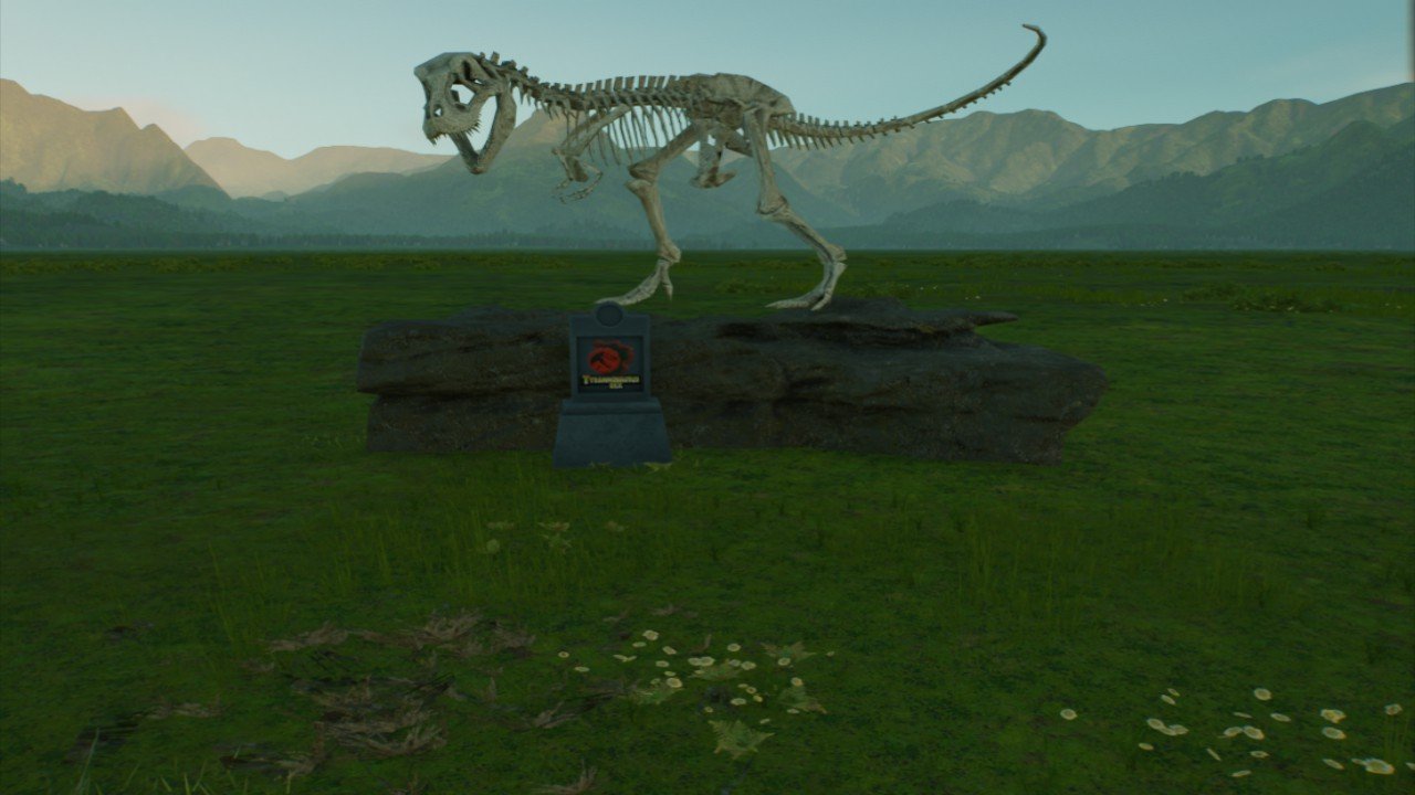 statue de t rex - Workshop - Jurassic World Evolution 3