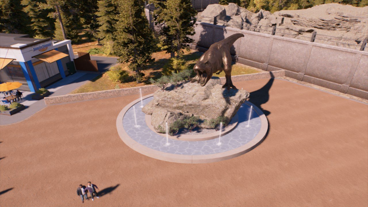 Trex fountain - Workshop - Jurassic World Evolution 3